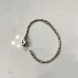 Pandora Moments Heart Clasp Snake Chain Bracelet